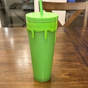 Starbucks Green Drip Tumbler with Straw